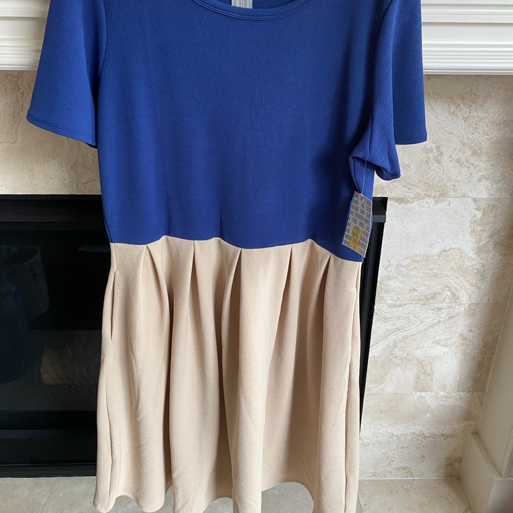 LulaRoe Amelia two tone